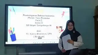 Pengoptimalan Interactive Flat Panel (IFP )Dalam Pembelajaran KLS 5 SDN Sangubanyu 01
