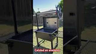 Direct heat smoker #bbqgrill #bbq #grill #outdoorcooking #asador #parrilla  #asado #charcoalgrill