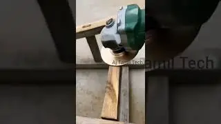 Wood shape processing? Wheel disc solves the problem...