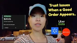 I have Trust Issues when a good Order Appears! Uber Eats Ride Along Door Dash Walmart Spark Shop Pay