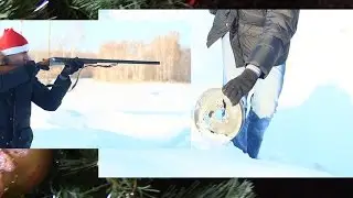 Дробовик и травмат против сковороды!