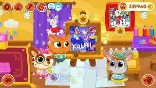 bubbu, duddu dan rabbit melukis indah 😄