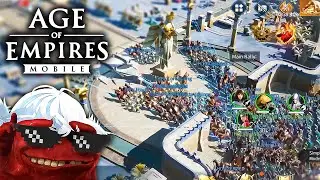 Age of Empires Mobile: Huge Scale Map Fights 🔥