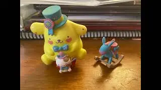 Pop Mart Sweet Bean and Miniso Sanrio blind box opening