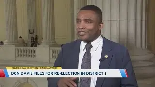 Rep. Don Davis seeks reelection in NC-01 district