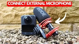 HOW to CONNECT an EXTERNAL MICROPHONE to DJI OMSO 360