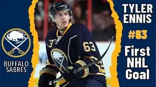 Tyler Ennis #63 (Buffalo Sabres) first NHL goal Nov 14, 2009 (Classic NHL)