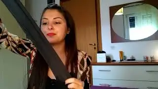 Martina prova le calze autoreggenti Sofsy velate 20 denari con riga posteriore