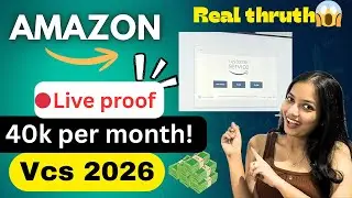 Amazon VCS job Wfh 2026: Salary, assessment, work pressure & promotions | Full truth with proof💪🏻❤️💸