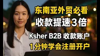 东南亚外贸收款提速3倍！Ksher B2B账户注册+开户全流程教程