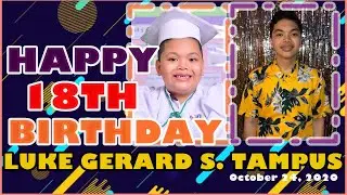 LUKE GERARD S. TAMPUS @ 18 | BIRTHDAY VIDEO | KIESHE'S VLOGS!