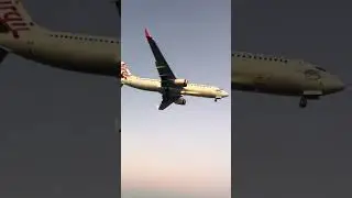 LANDING SYDNEY AIRPORT VIRGIN AUSTRALIA - BOEING 737-800🛬🛬🛬 #virginaustralia #boeing737800 #plane