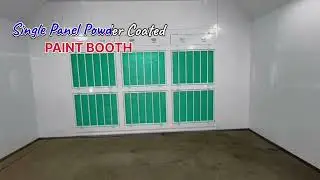 Powder Coated Spray Paint Booth Paint Booth #autopaint #paintsprayer #autobodyshop