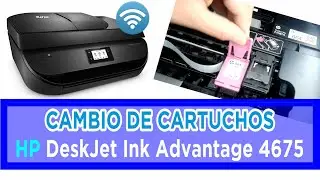 🤩 TIP | Reemplazo de cartuchos impresora HP DeskJet Ink Advantage 4675 e instalación con WiFi Direct