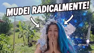 fiz uma mudança radical no meu cabelo!! 😱