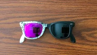 Custom Marble Ray-Ban Wayfarer