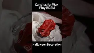 Nordic Wave Red Candles  #candles #candlecolor #decorate #soywaxcandle