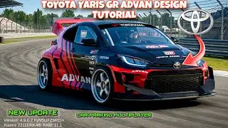 🔥LETS MAKE TOYOTA YARIS GR ADVAN EDITION DESIGN IN CAR PARKING MULTIPLAYER