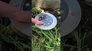 Солнечные дисковые светильники на земле!