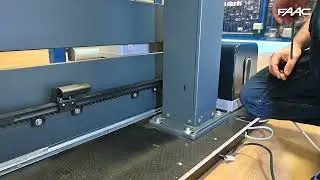 FAAC C4000i integrated sliding gate operator manual release quick guide