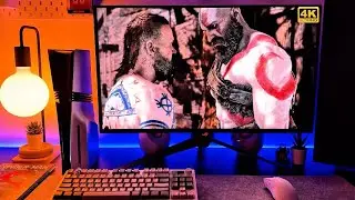 God Of War 2018 in 2026! (PS5 PRO + QD-OLED) Gaming Monitor 4K Gameplay