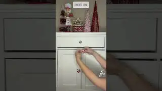 Obsessed with Christmas 🎄 #christmas #decoration #kitchen #christmasdecor #knobs #viral #trending