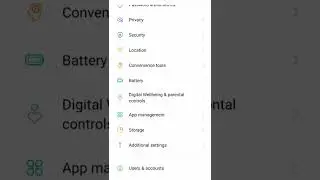 Accessibility settings in Oppo
