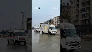 A mobile clinic to Aleppo, Sheikh Maqsoud, providing health services to residents