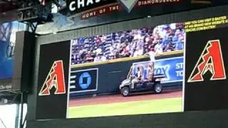 Baxter the Bobcat spills the popcorn