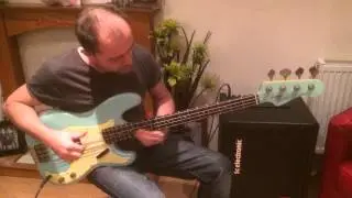 Junkyard bass guitar demo
