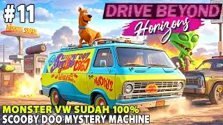 Monster VW Sudah 100% Modif Scooby Doo Mystery Machine Drive Beyond Horizons Indonesia Part 11