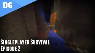 Выживание в одиночном режиме Minecraft &mdash; Эпизод 2 &mdash; &laquo;В пещеры!!&raquo; | Выживание в Minecraft 1.10