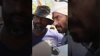 RRR Movie shooting scenes by Ajay Devgan.  #ajaydevgan #rrr #rrrmovie #rrrmovieupdates