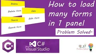 Load Many forms in One Panel | C# Windows form
