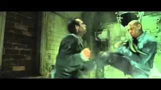 Morpheus vs agent smith the matrix