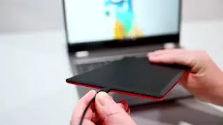 Connect & download driver with One by Wacom and Chrome