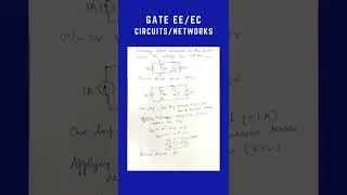 GATE EE/EC - Instant Solutions/Learn in 60s #shorts #gate #networks #circuits