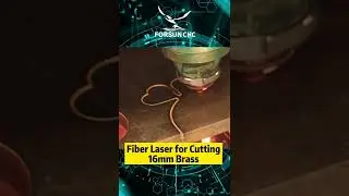 Fiber Laser for Cutting 16mm Brass #fiberlasercutter #fiberlasercuttingmachine #fiberlasermachine