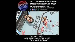 UFC Noche UFC 306 Alexa Grasso Valentina Shevchenko FW Fight Simulation Highlight 🇲🇽🇷🇺👊🎮 #shorts