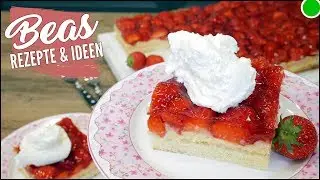 Erdbeerschnitten mit Vanillecreme