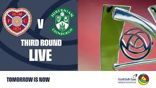 LIVE | Heart of Midlothian vs Hibernain | Scottish Gas Women's Scottish Cup | Third Round