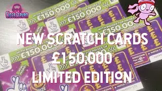 New Scratch Cards &pound;1 &pound;150,000 Limited Edition Purple #scratchcards #close2seven #lottery