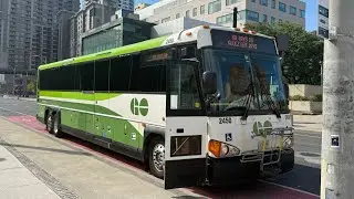 GO Transit 2011 Motor Coach Industries D4500CT 2450 on route 16 Hamilton / Toronto Express