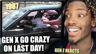 SHOCKED GEN Z Reacts To GEN X LAST DAY Of High School 1987 (REAL VLOG FOOTAGE)