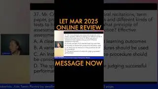 GenEd and ProfEd Reviewer for LET  #letreviewer #boardexamtips #civilserviceexam