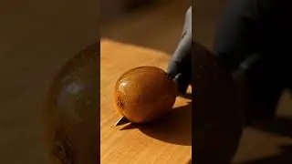 Satisfying Kiwi Cutting in Macro | ASMR Fruit Slice 🍃🥝.      #satisfying #shorts