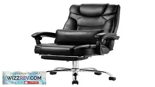 VEVOR Executive Office Chair With Footrest 300lb Capacity