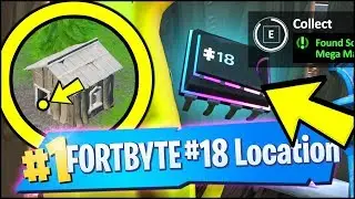 FORTBYTE 18 Location - FOUND SOMEWHERE BETWEEN MEGA MALL AND DUSTY DIVOT (Fortnite)