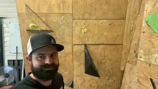 Route Setting and Climbing on the Home Wall part 01