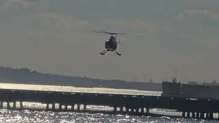 Helicopter landing 